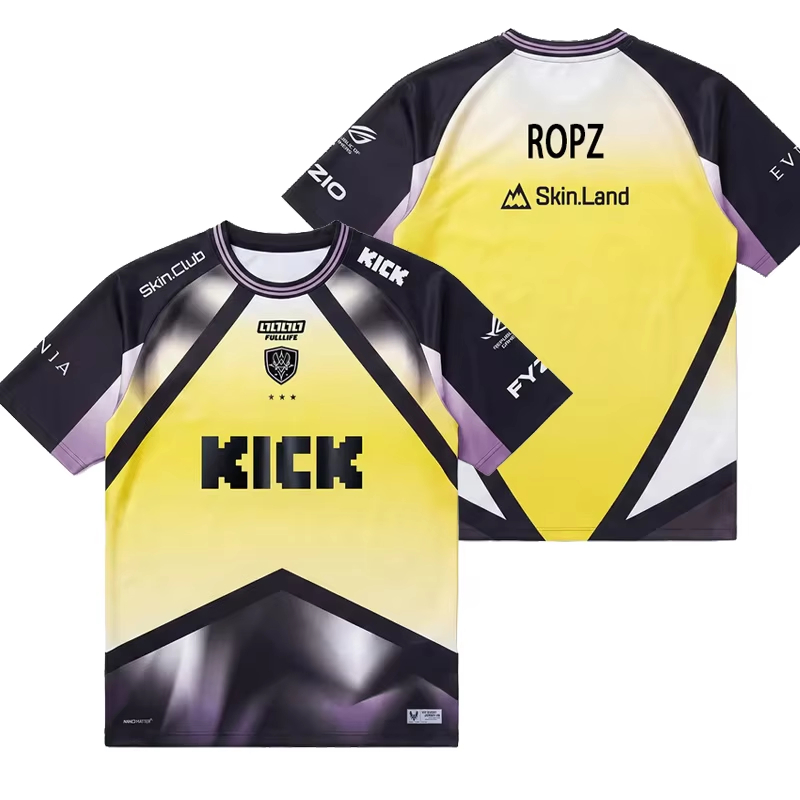 Esports Gaming Club - T-shirts d'été pour hommes Team Vitality