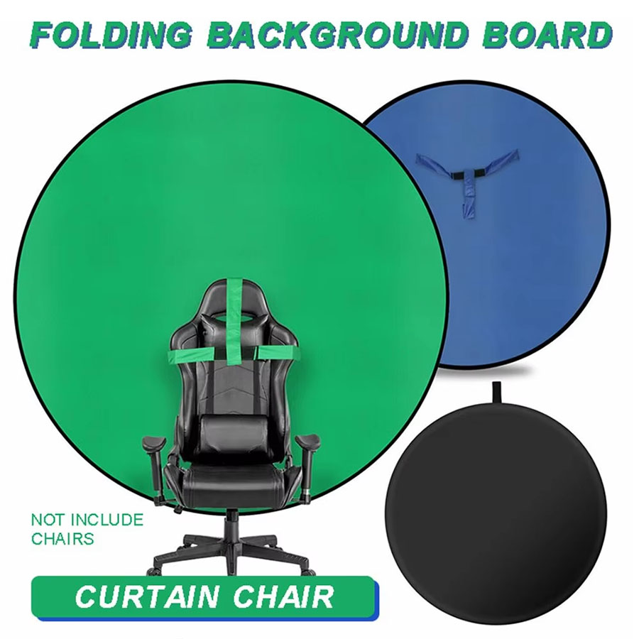 Green Screen Collapsible - Toile de fond double face verte