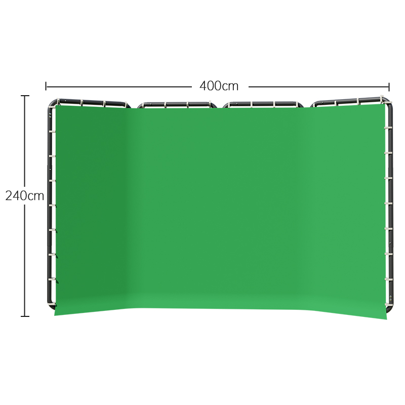 Green Screen Collapsible - Support de fond photo SH 240x400cm