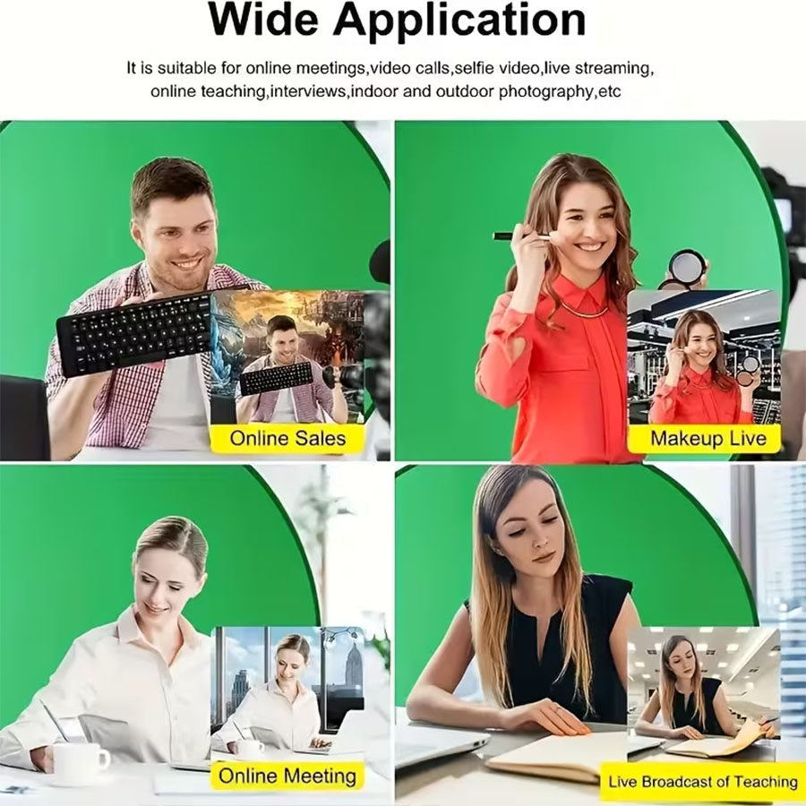 Toile de fond double face vert - Green Screen Collapsible avis et prix