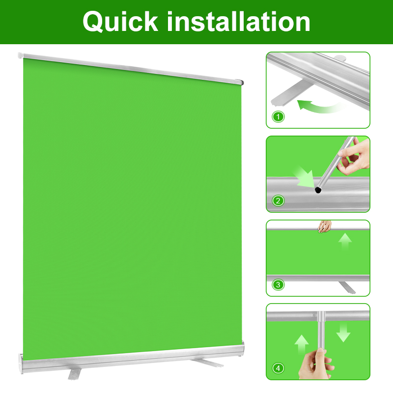 Toile de fond en tissu avec cl - Green Screen Collapsible avis et prix