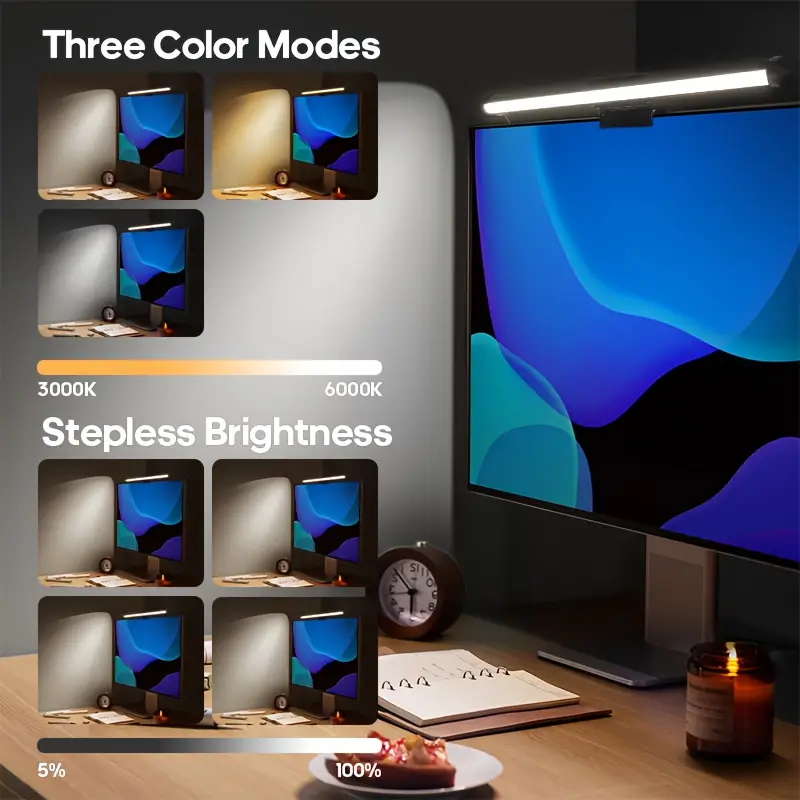 Lampe de bureau LED USB, lumiè - Gaming Monitor Curved avis et prix
