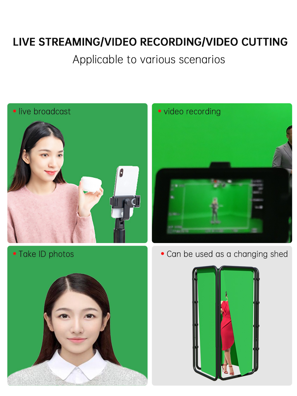 Support de fond photo SH 240x4 - Green Screen Collapsible avis et prix