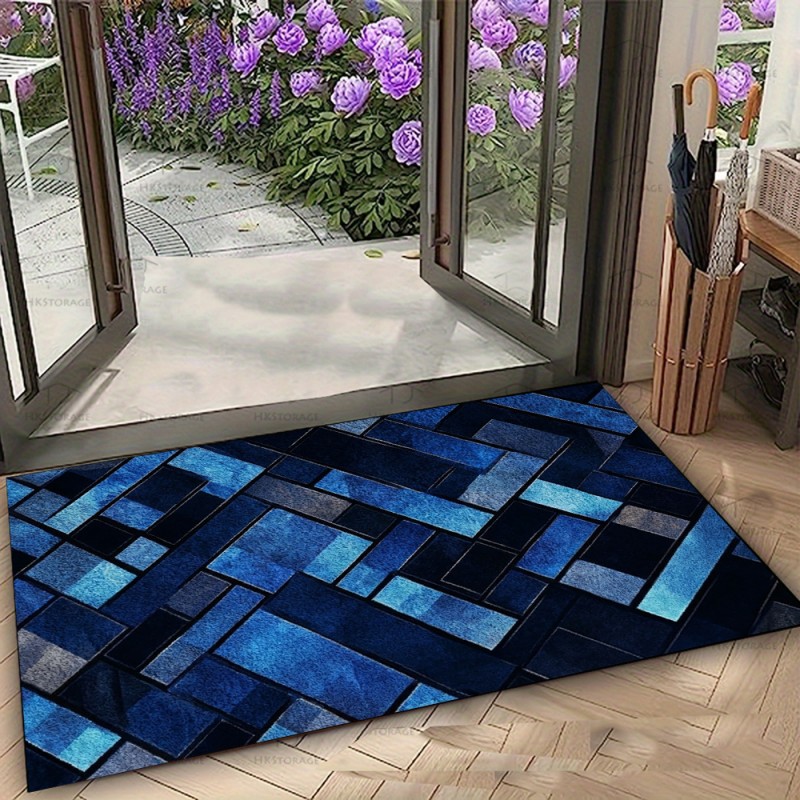 Tapis géométrique patchwork bl - Esports Gaming Room avis et prix